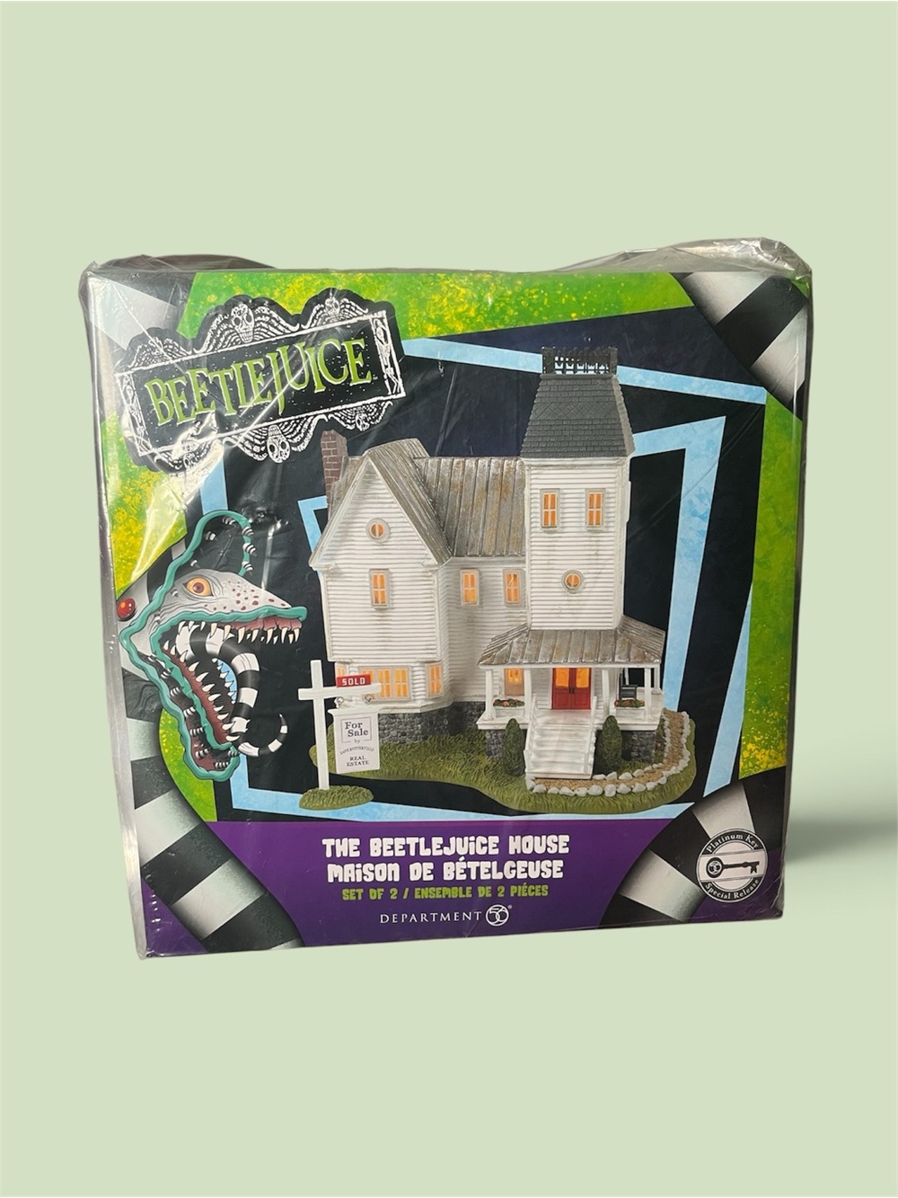 NEW Dept 56 THE BEETLEJUICE HOUSE Hot Properties Beetlejuice 6014733
